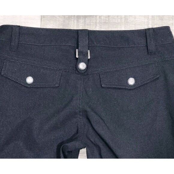 Athleta Dipper Pants Women's Black Low Rise Cargo Flare Hiking Outdoor Sizes 2 - Picture 5 of 10